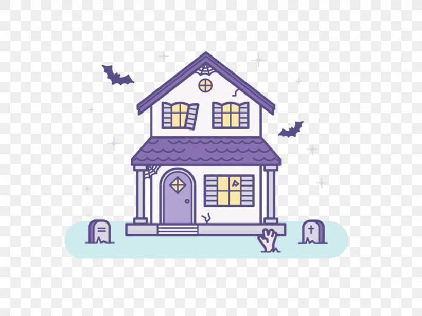 Cute Halloween House Illustration, PNG, 1333x1000px, House, Area, Drawing, Facade, Halloween Download Free