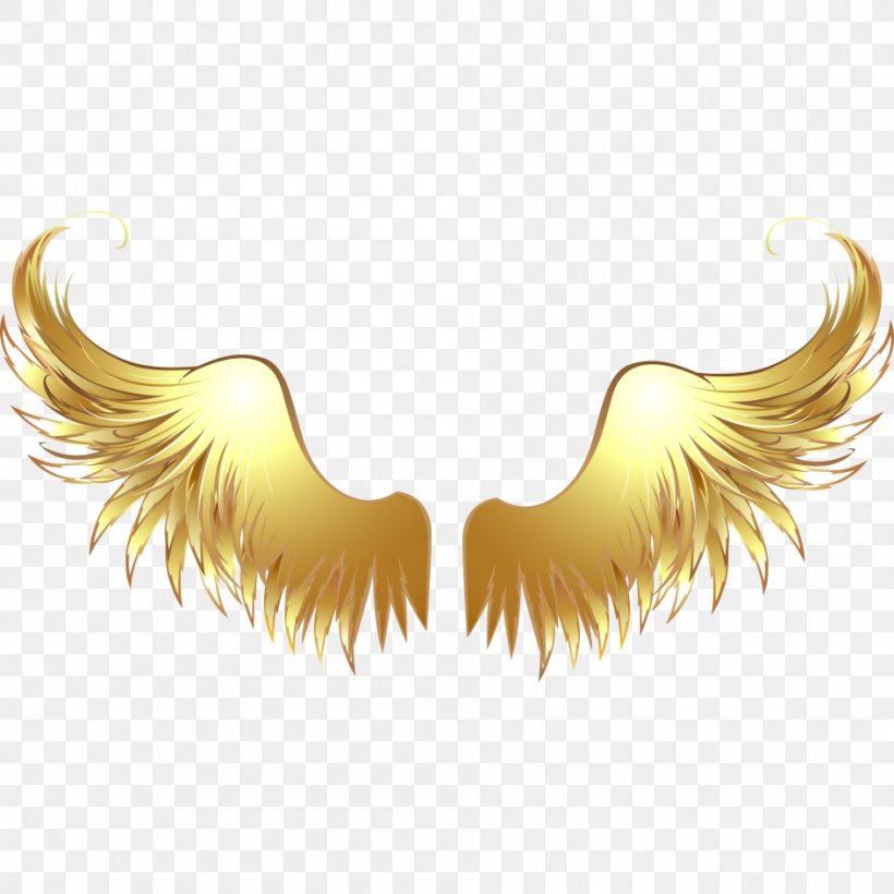 Drawing Clip Art, PNG, 945x945px, Wing, Angel, Animation, Drawing, Gold Download Free