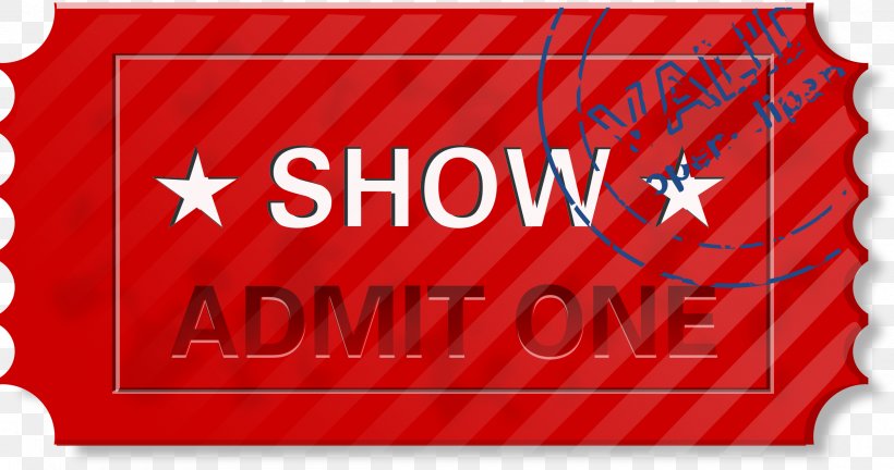 Ticket Concert Television Show Box Office Theater, PNG, 2400x1265px, Ticket, Banner, Box Office, Brand, Cinema Download Free