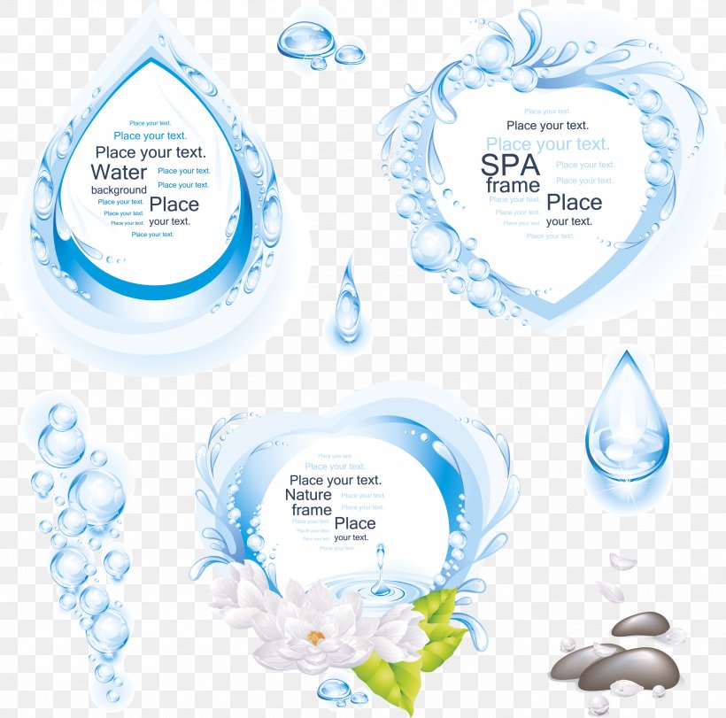 Water Drop, PNG, 3430x3395px, Water, Blue, Brand, Drinkware, Drop Download Free