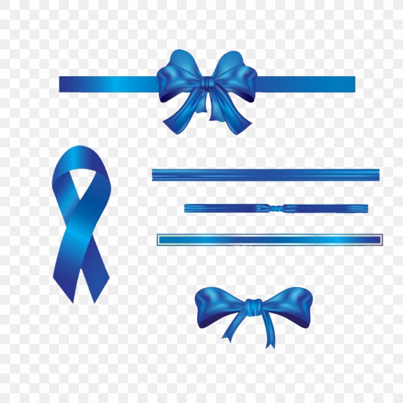 Blue Ribbon Gift, PNG, 1000x1000px, Ribbon, Blue, Blue Ribbon, Bow Tie, Fashion Accessory Download Free