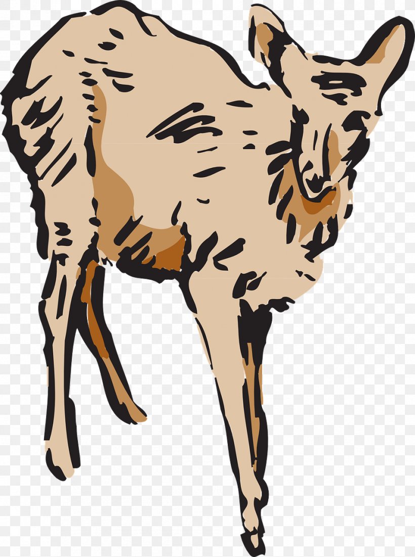 Deer Mammal Elk Clip Art, PNG, 953x1280px, Deer, Animal, Antler, Carnivoran, Cattle Like Mammal Download Free