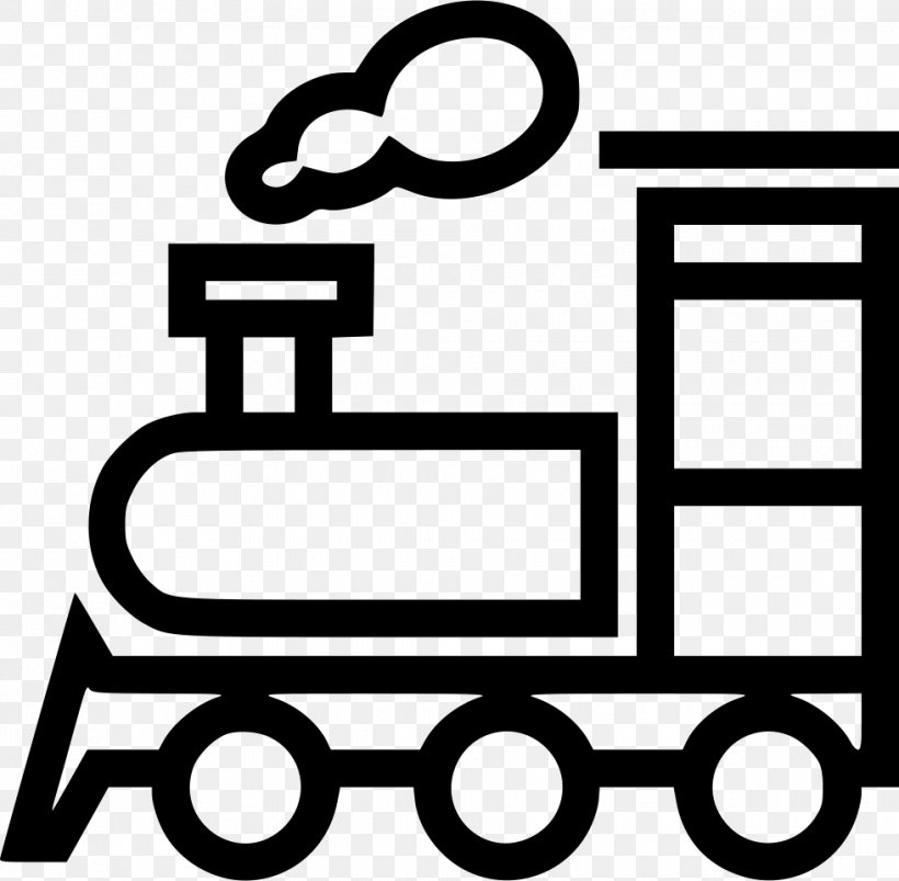 Rail Transport Train Ticket Steam Locomotive Vector Graphics, PNG, 980x960px, Rail Transport, Area, Black, Black And White, Brand Download Free