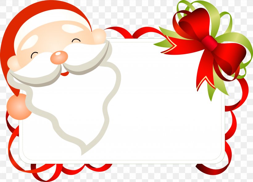 Santa Claus Christmas Card Christmas Ornament Christmas Decoration, PNG, 4265x3064px, Santa Claus, Artwork, Christmas, Christmas Card, Christmas Decoration Download Free