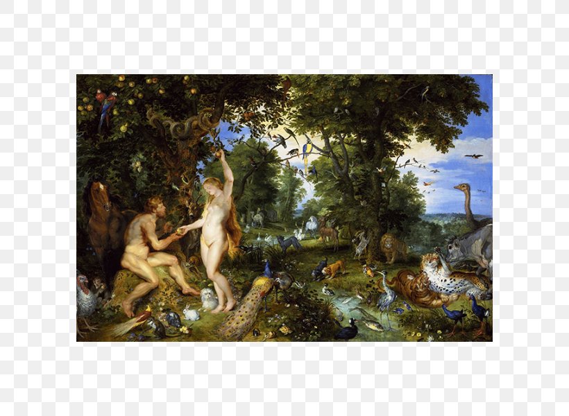 The Garden Of Eden With The Fall Of Man Bible Mauritshuis, PNG, 600x600px, Garden Of Eden, Adam, Adam And Eve, Bible, Eve Download Free