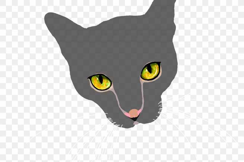 Whiskers Korat Domestic Short-haired Cat Black Cat Clip Art, PNG, 5184x3456px, Whiskers, Animation, Black Cat, Bombay, Carnivore Download Free