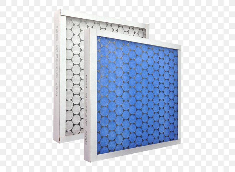 Air Filter Furnace Polyester Filtration, PNG, 518x600px, Air Filter, Air, Air Conditioning, Air Handler, Blue Download Free