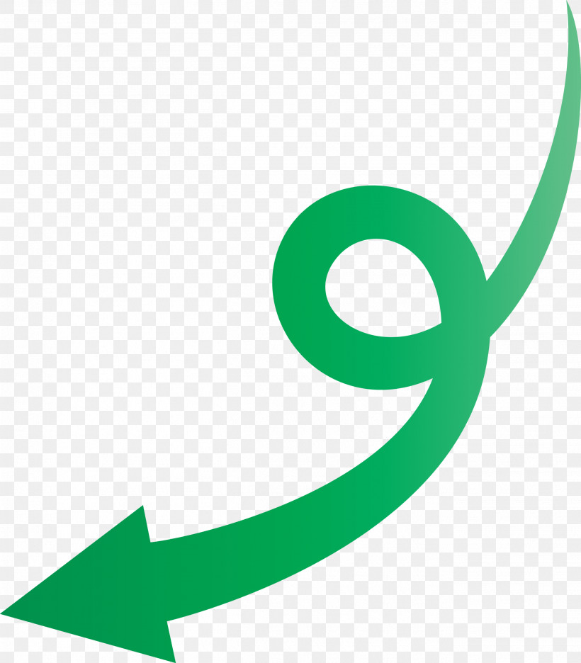 Curved Arrow, PNG, 2628x3000px, Curved Arrow, Green, Line, Logo, Symbol Download Free