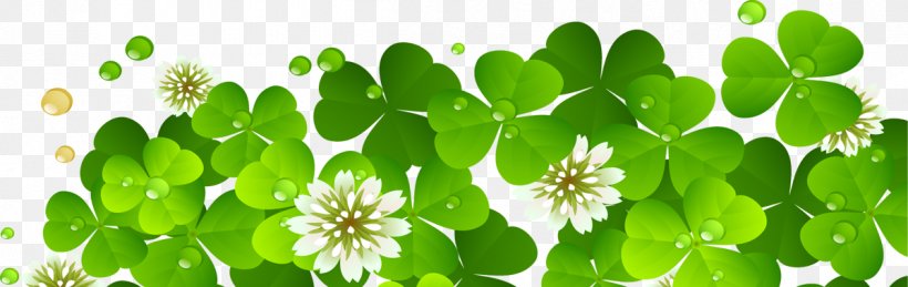 Clover, PNG, 1199x379px, Clover, Black, Cartoon, Flower, Fourleaf Clover Download Free