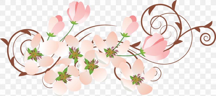 Cut Flowers Floral Design Rose Clip Art, PNG, 4395x1961px, Watercolor, Cartoon, Flower, Frame, Heart Download Free