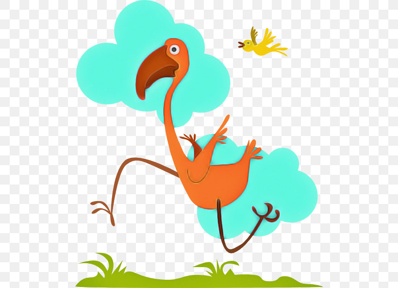 Flamingo, PNG, 510x593px, Bird, Beak, Cartoon, Flamingo, Water Bird Download Free