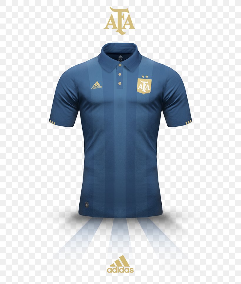 Jersey T-shirt Argentina National Football Team Adidas, PNG, 600x966px, Jersey, Adidas, Argentina, Argentina National Football Team, Blue Download Free