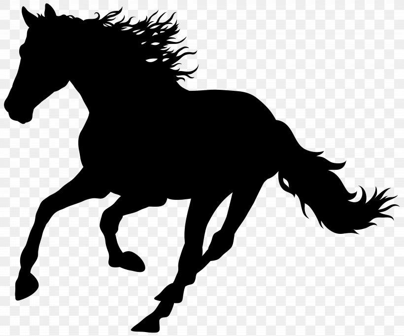 Mustang Clip Art, PNG, 8000x6644px, Horse, Black And White, Canter And Gallop, Colt, English Riding Download Free