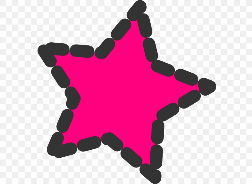 Star Clip Art, PNG, 588x600px, Star, Color, Cuteness, Magenta, Night Sky Download Free