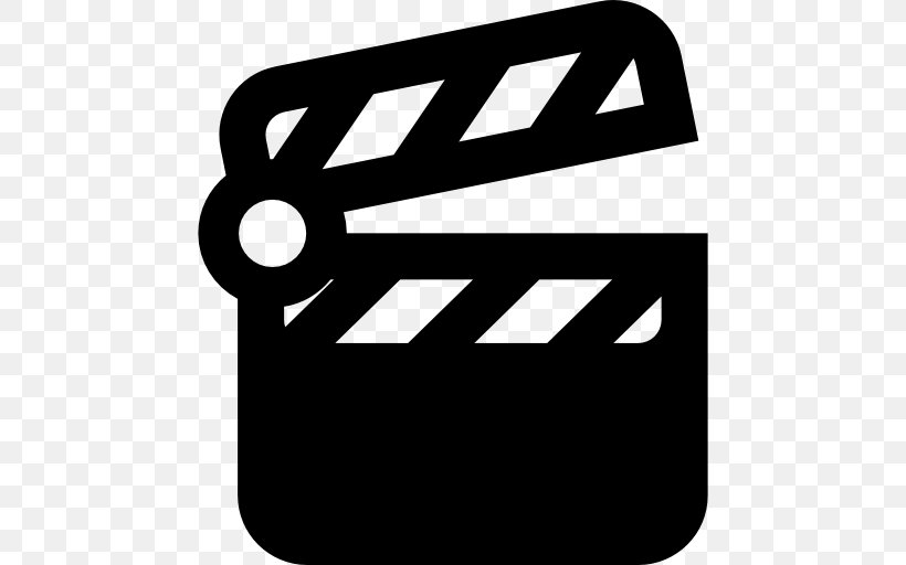Clapperboard Movie Icons Film Cinema, PNG, 512x512px, Clapperboard, Area, Black, Black And White, Brand Download Free