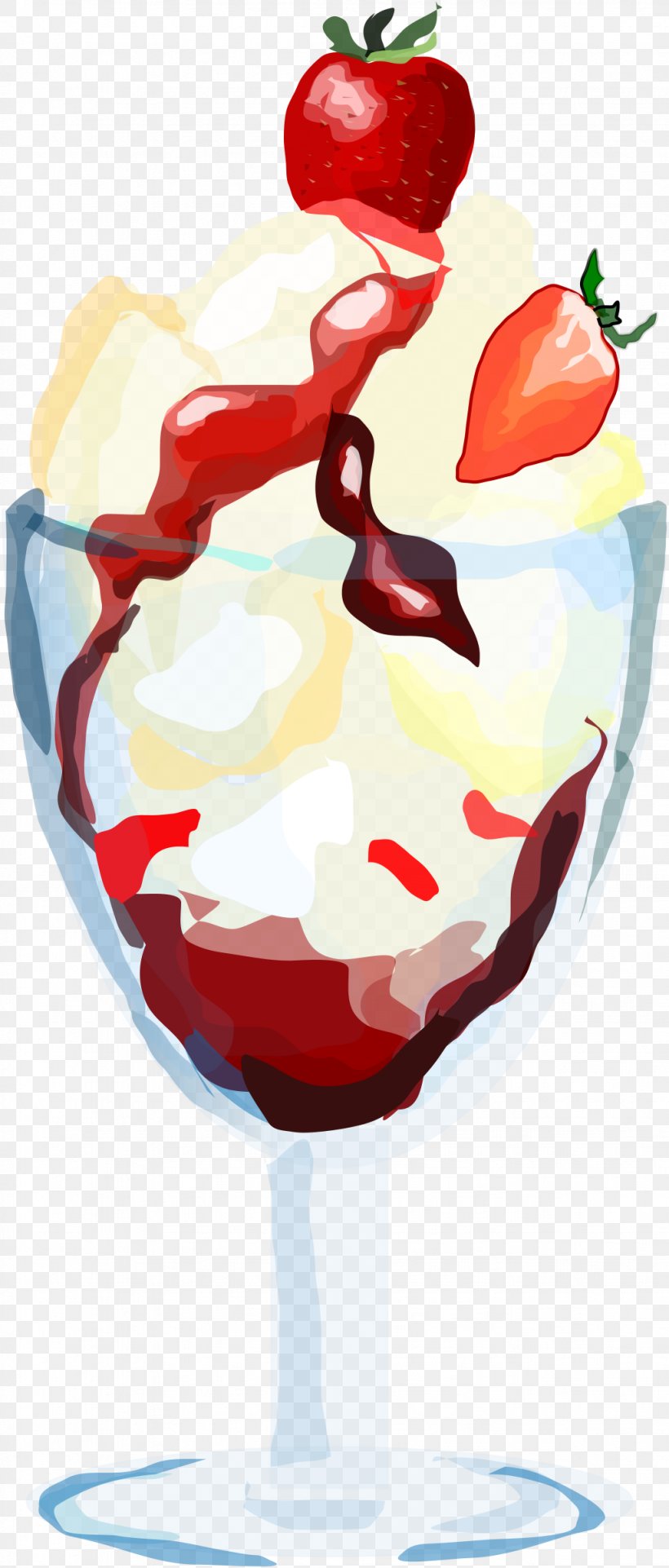 Ice Cream Sundae Fudge Clip Art, PNG, 1023x2400px, Ice Cream, Cake, Chocolate, Chocolate Syrup, Cream Download Free