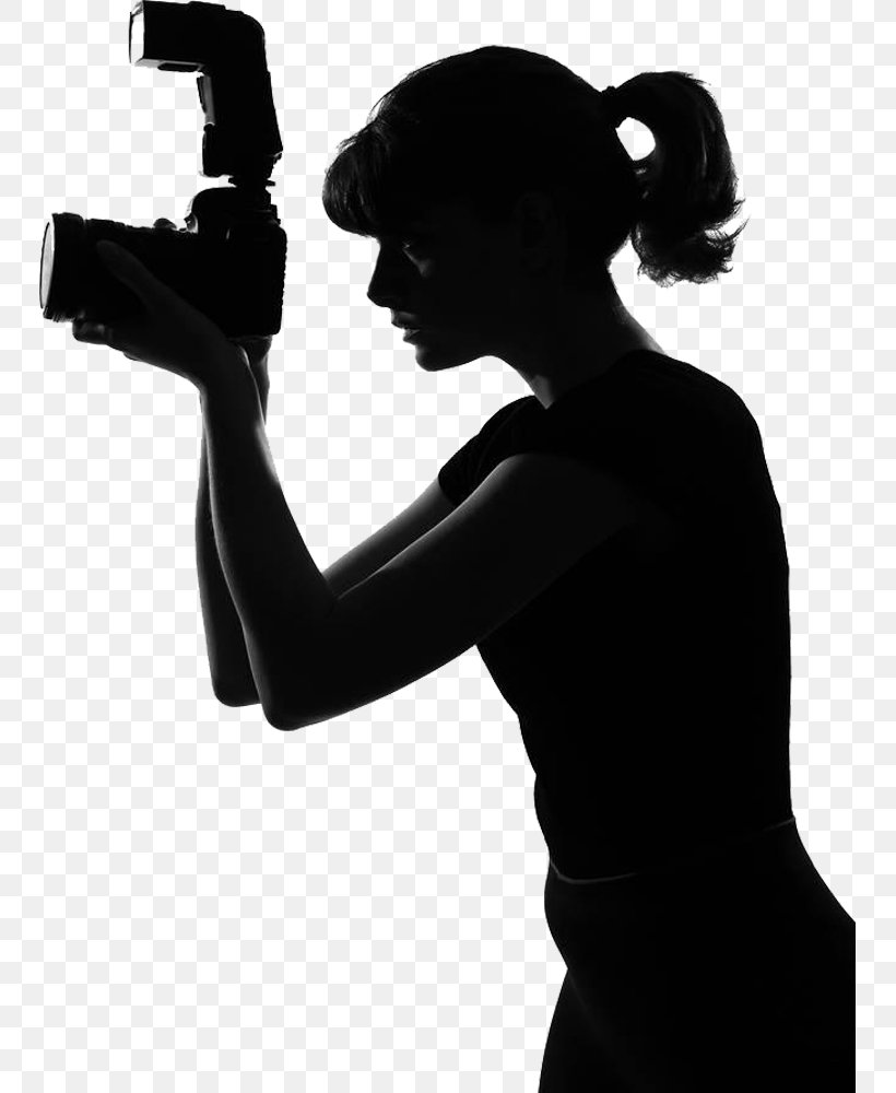 Silhouette Stock Photography Photographer Royalty-free, PNG, 747x1000px, Silhouette, Arm, Black And White, Female, Fotosearch Download Free