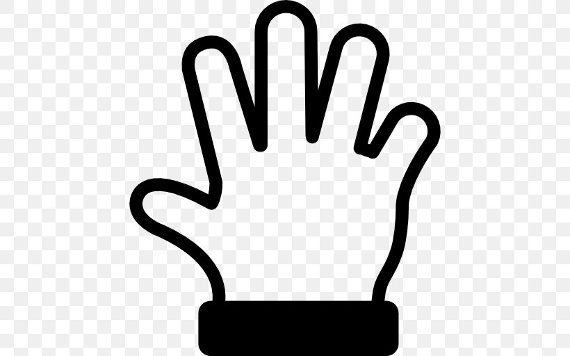 Hand Index Finger Clip Art, PNG, 512x512px, Hand, Area, Black And White, Finger, Font Awesome Download Free