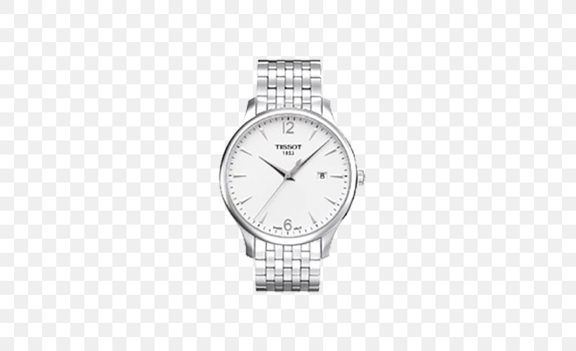 Le Locle Watch Tissot Chronograph Quartz Clock, PNG, 500x500px, Le Locle, Black And White, Bracelet, Brand, Chronograph Download Free