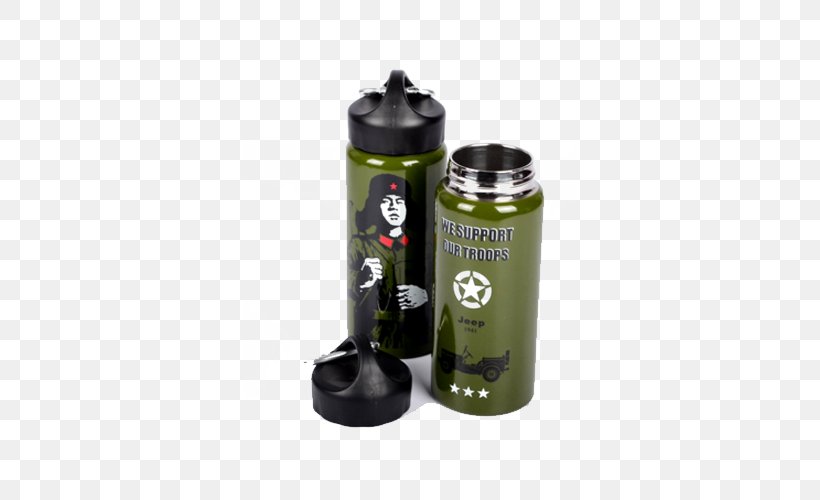 Water Bottle Stainless Steel Canteen, PNG, 500x500px, Bottle, Canteen, Cylinder, Drinkware, Glass Download Free
