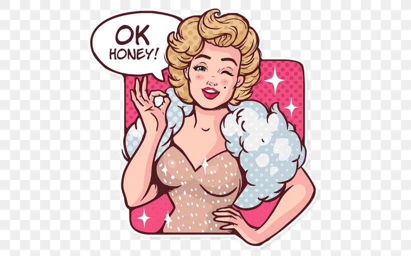 Marilyn Monroe's Pink Dress White Dress Of Marilyn Monroe Sticker Telegram, PNG, 512x512px, Watercolor, Cartoon, Flower, Frame, Heart Download Free