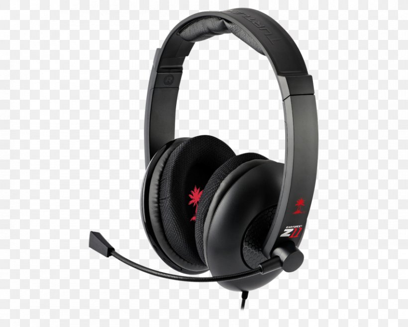 Microphone Turtle Beach Corporation Turtle Beach Ear Force Z11 Headset Headphones, PNG, 850x680px, Microphone, Audio, Audio Equipment, Electronic Device, Game Download Free