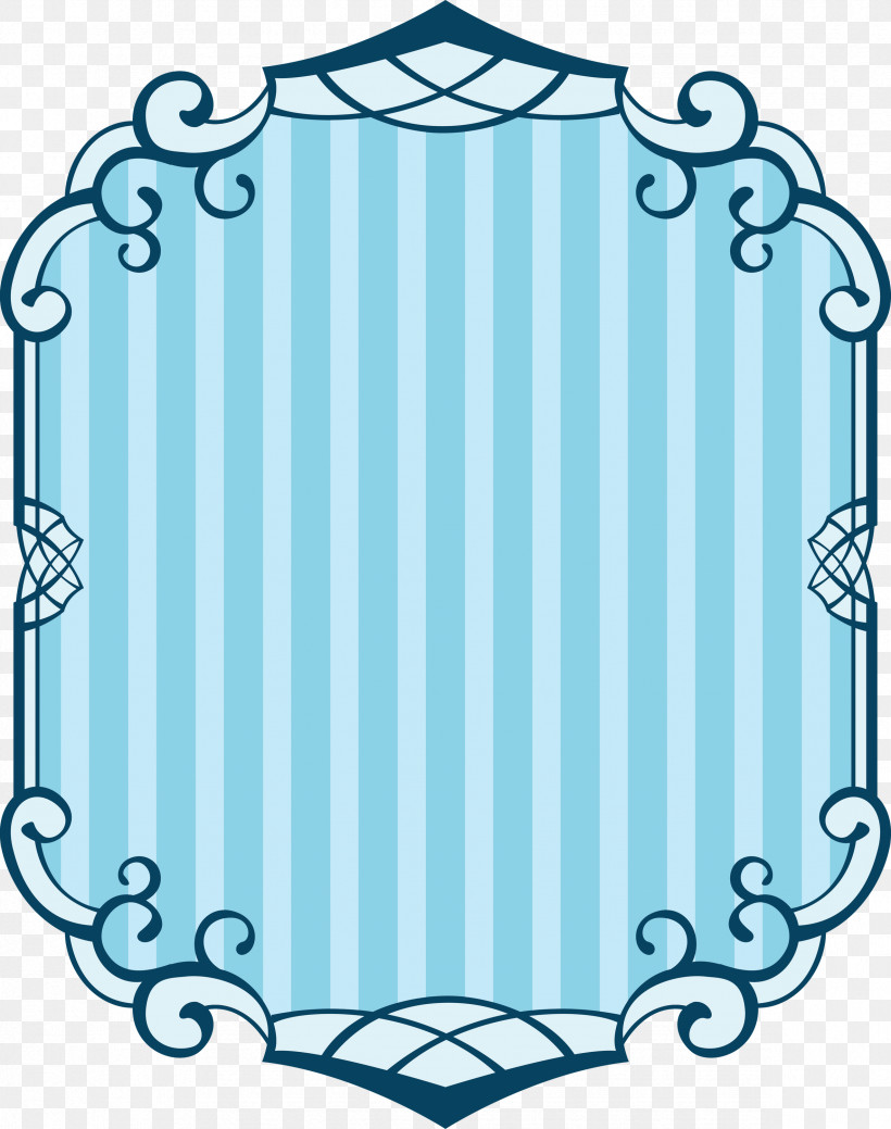 Classic Frame, PNG, 2366x3000px, Classic Frame, Aqua, Line, Rectangle, Turquoise Download Free