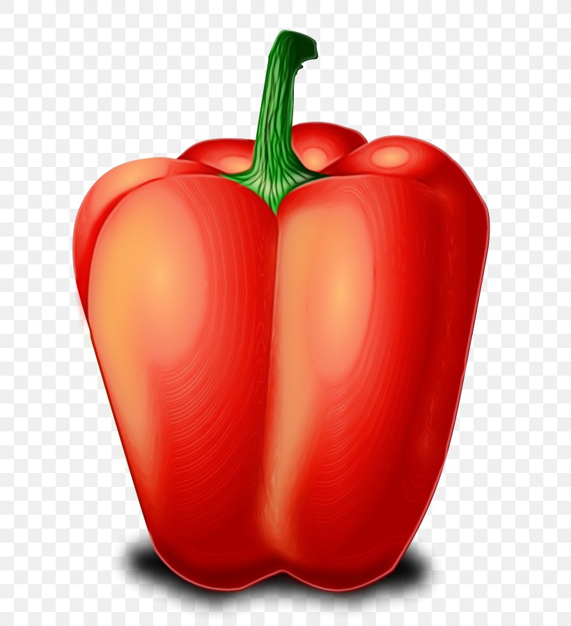 Natural Foods Bell Pepper Pimiento Vegetable Capsicum, PNG, 653x900px, Watercolor, Bell Pepper, Bell Peppers And Chili Peppers, Capsicum, Natural Foods Download Free