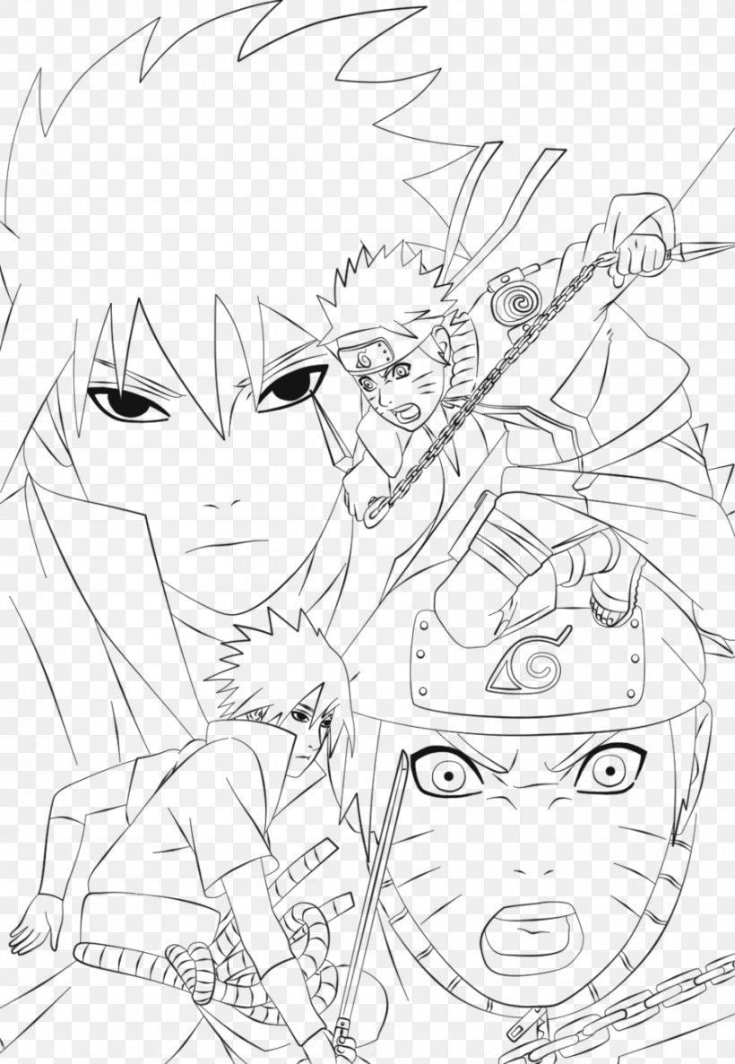 Sasuke Uchiha Line Art Naruto Black And White Gaara, PNG, 900x1303px, Watercolor, Cartoon, Flower, Frame, Heart Download Free