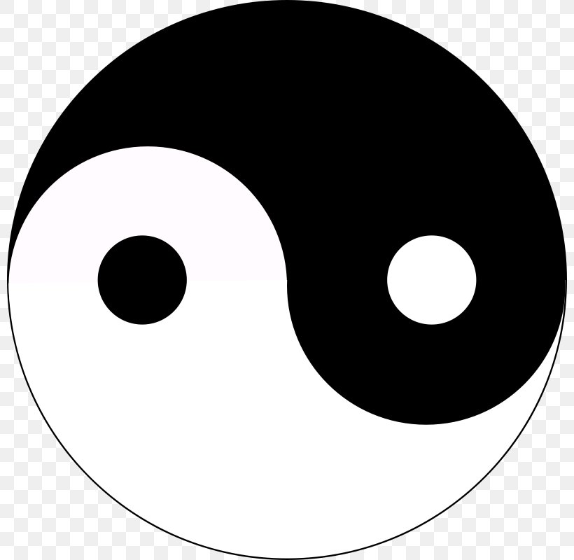 Yin And Yang Symbol Taoism Clip Art, PNG, 800x800px, Yin And Yang, Art, Black, Black And White, Chinese Folk Religion Download Free