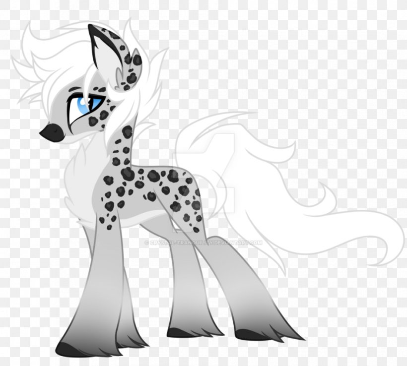 Pony Giraffe Snow Leopard Horse, PNG, 942x848px, Pony, Art, Black And White, Carnivoran, Cartoon Download Free