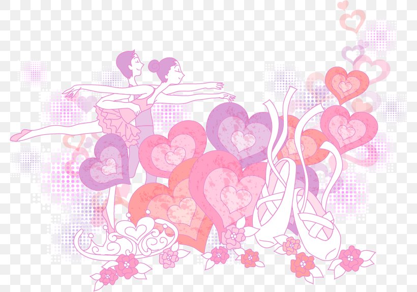 Ballet Shading Illustration, PNG, 781x574px, Watercolor, Cartoon, Flower, Frame, Heart Download Free