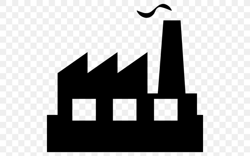 Factory, PNG, 512x512px, Factory, Area, Black, Black And White, Brand Download Free
