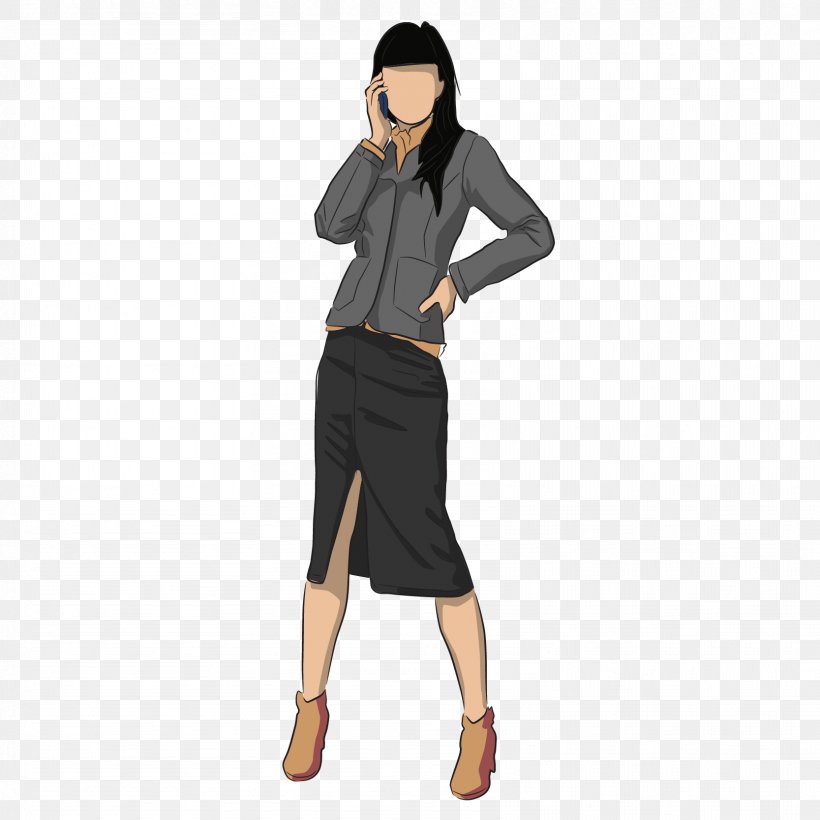 Model Euclidean Vector Waist, PNG, 1667x1667px, Model, Black, Clothing, Drawing, Dress Download Free