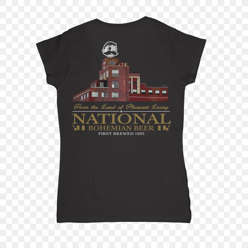 T-shirt Clothing National Bohemian Beer, PNG, 1000x1000px, Tshirt, Beer, Brand, Clothing, Logo Download Free