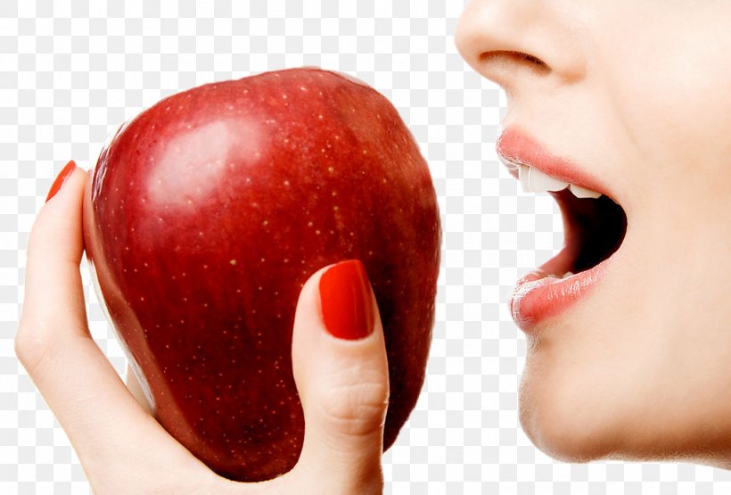 An Apple A Day Keeps The Doctor Away Biting Clip Art, PNG, 1024x694px, Apple, Apple A Day Keeps The Doctor Away, Biting, Chin, Close Up Download Free