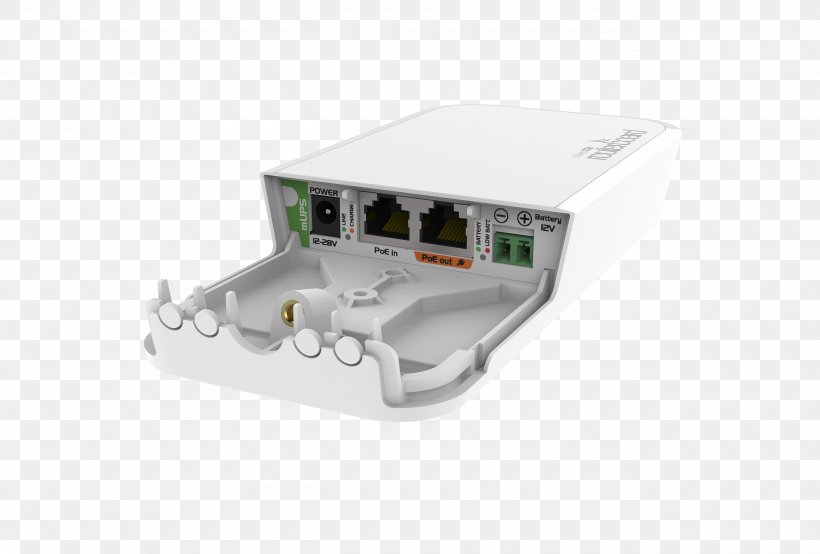 MikroTik RouterBOARD Power Over Ethernet Power Converters, PNG, 2560x1732px, Mikrotik, Adapter, Battery, Battery Terminal, Computer Network Download Free