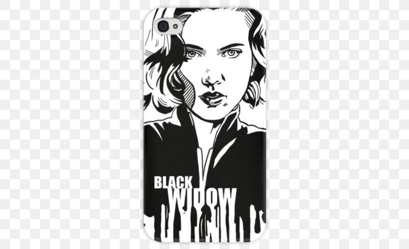 Scarlett Johansson Black Widow Marvel Avengers Assemble Superhero, PNG, 500x500px, Scarlett Johansson, Art, Black, Black And White, Black Widow Download Free
