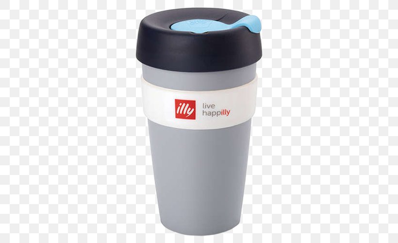 Coffee Cup Illy Live HAPPilly KeepCup Mug, PNG, 500x500px, Coffee, Coffee Cup, Cup, Drinkware, Kop Download Free
