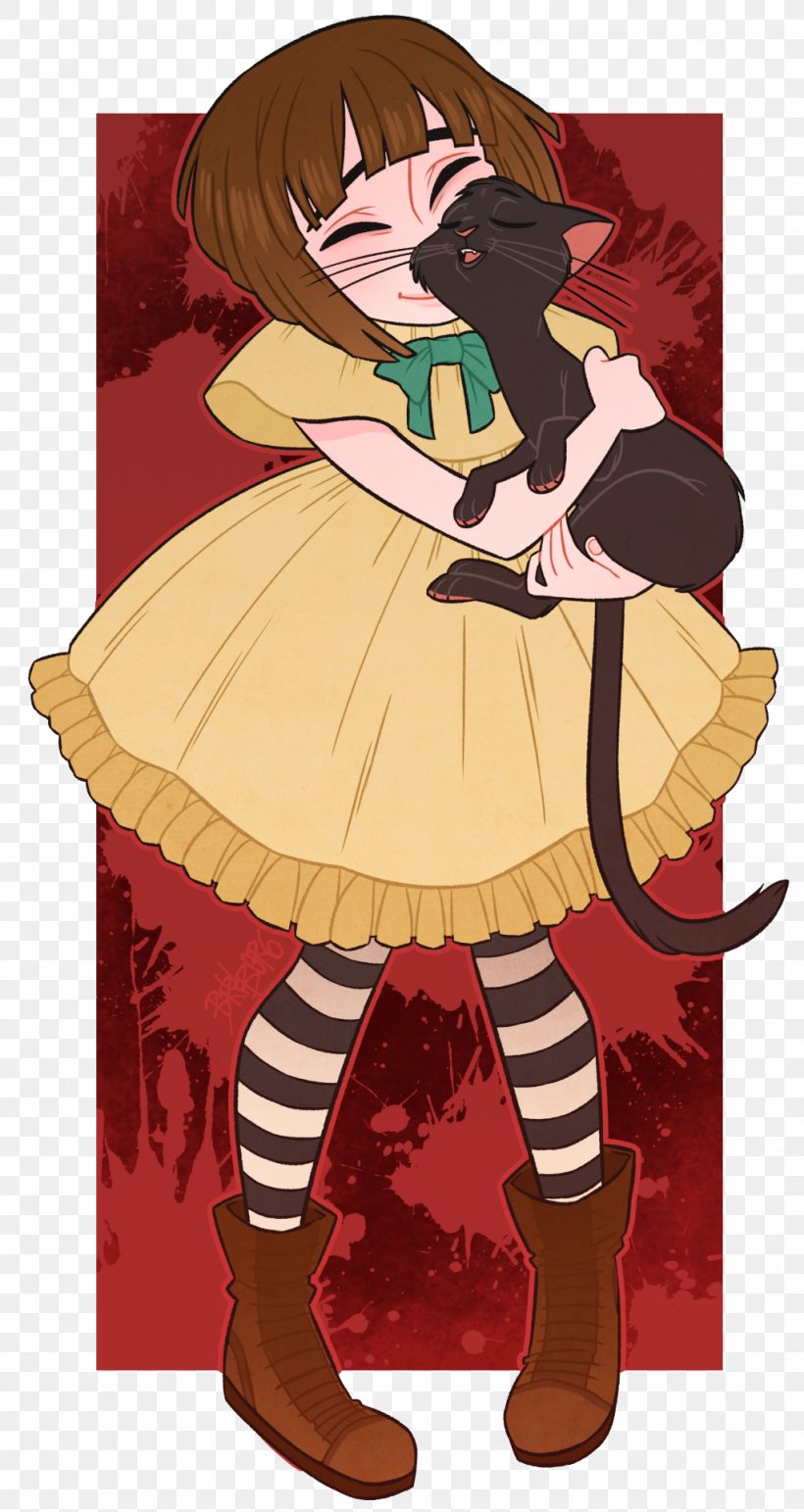 Fran Bow Yandere Simulator The Last Guardian Video Game Indie Game, PNG, 1020x1920px, Watercolor, Cartoon, Flower, Frame, Heart Download Free