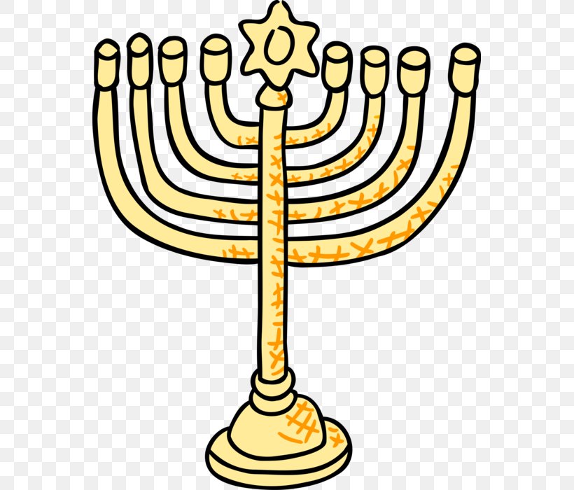 Menorah Hanukkah Candle Clip Art Vector Graphics, PNG, 555x700px, Menorah, Area, Candelabra, Candle, Candle Holder Download Free