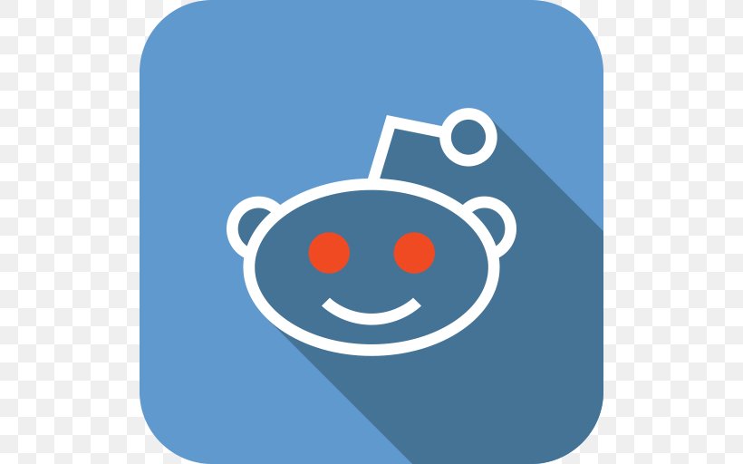Reddit Social Media Decal Logo, PNG, 512x512px, Reddit, Alien, Area, Blue, Decal Download Free