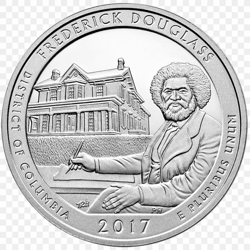 Frederick Douglass National Historic Site Quarter United States Mint Coin, PNG, 900x900px, Quarter, African American, Black And White, Cash, Coin Download Free