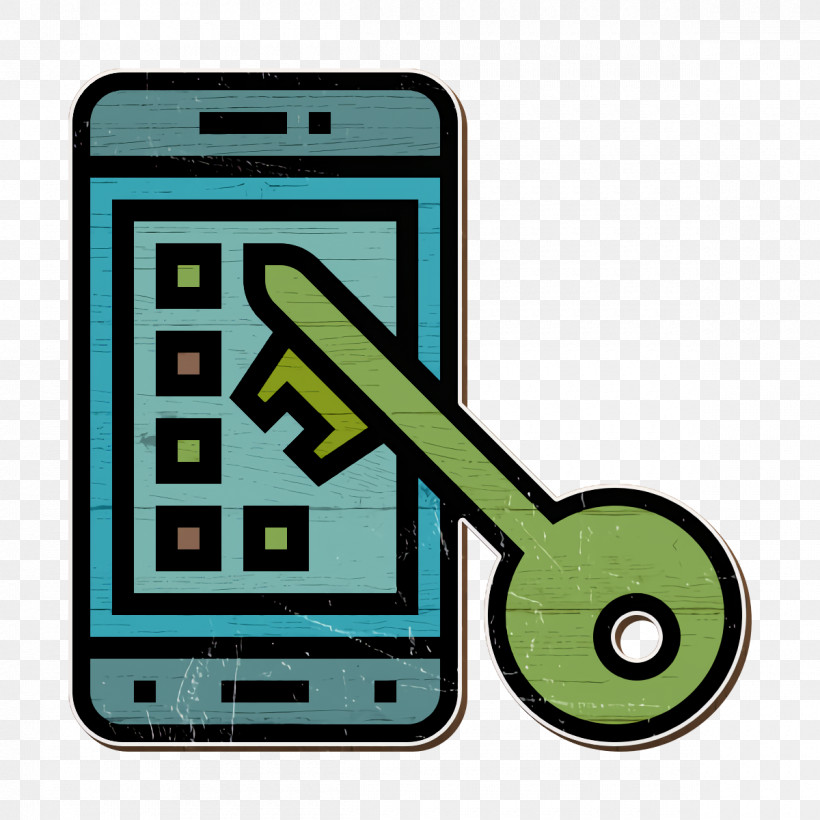 Key Icon Cyber Crime Icon Privacy Icon, PNG, 1200x1200px, Key Icon, Cyber Crime Icon, Green, Line, Mobile Phone Accessories Download Free