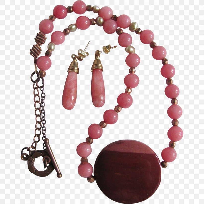 Necklace Bead Bracelet Gemstone Magenta, PNG, 1653x1653px, Necklace, Bead, Bracelet, Fashion Accessory, Gemstone Download Free
