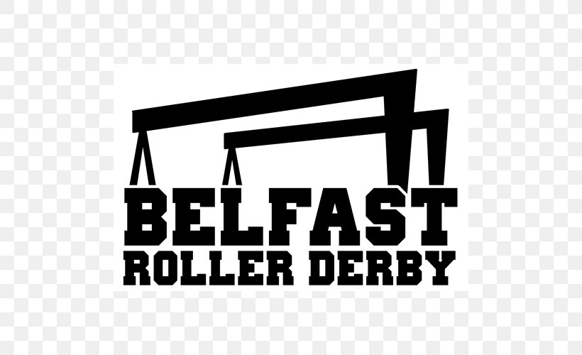 BELFAST ROLLER DERBY LIMITED Women's Flat Track Derby Association Bellingham Roller Betties, PNG, 500x500px, Roller Derby, Area, Belfast, Black, Black And White Download Free