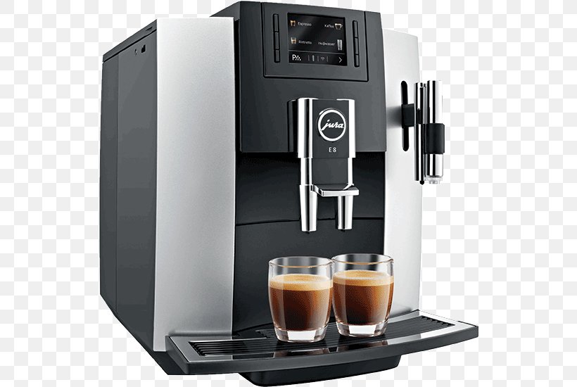 Coffeemaker Espresso Cappuccino Jura Elektroapparate, PNG, 540x550px, Coffee, Cappuccino, Coffeemaker, Drip Coffee Maker, Espresso Download Free