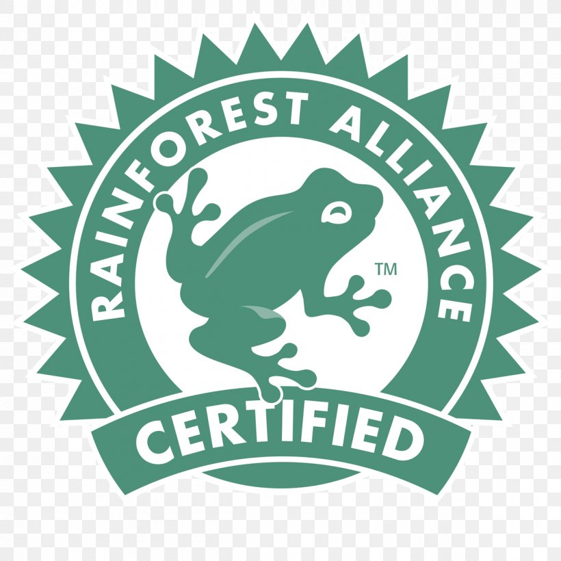 Rainforest Alliance Coffee Sustainability Certification Sustainable Agriculture Network, PNG, 1200x1200px, Rainforest Alliance, Area, Brand, Certification, Coffee Download Free