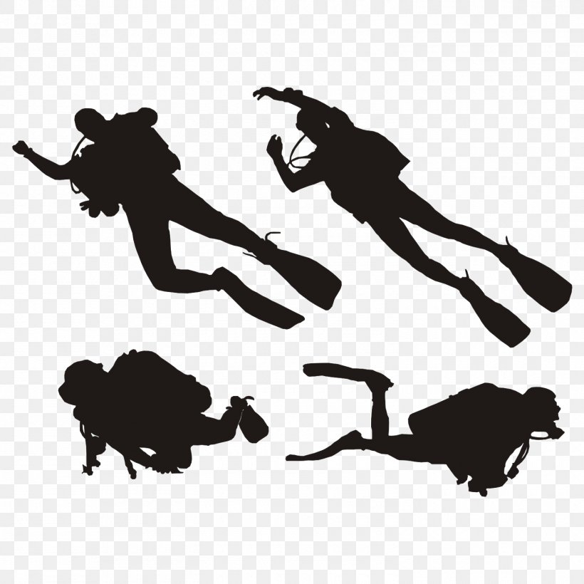 Underwater Diving Scuba Diving Clip Art Scuba Set Vector Graphics, PNG, 1500x1500px, Underwater Diving, Black And White, Diver Down Flag, Diving Cylinder, Drawing Download Free