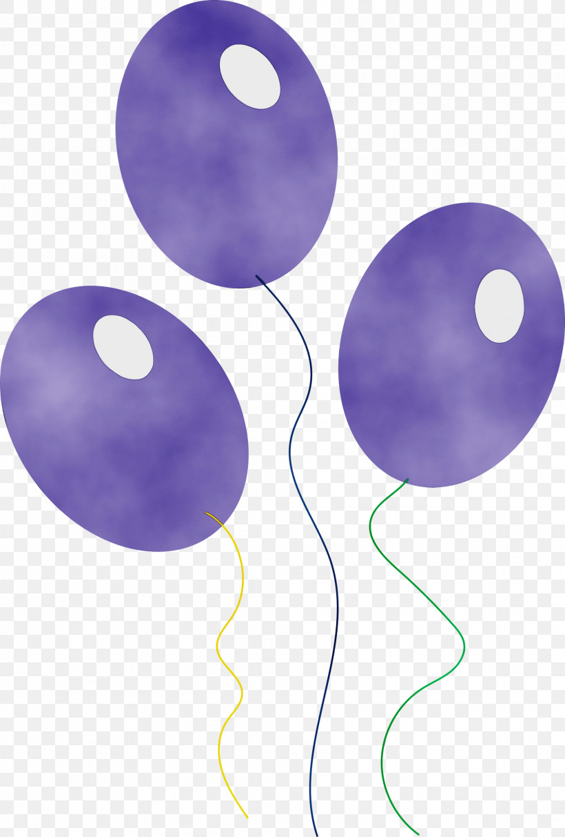 Balloon Purple Meter, PNG, 2028x3000px, Watercolor, Balloon, Meter, Paint, Purple Download Free